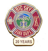 Big Sky Fire Department Service Pins